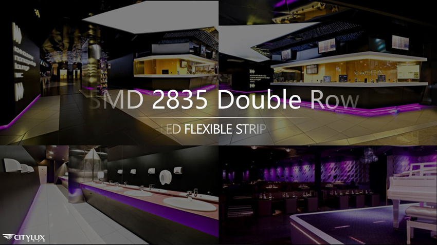 SMD 2835 Double Row LED Flex Strip Applications