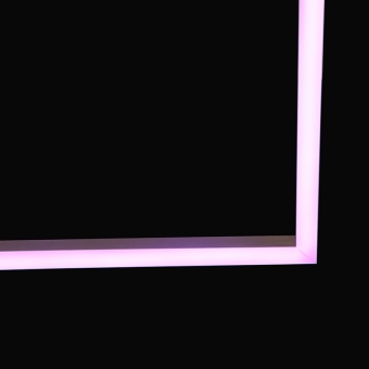 Marco de luz LED personalizada RGB o un solo color 
