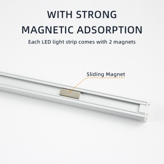 Luz de estante LED magnética impecable 