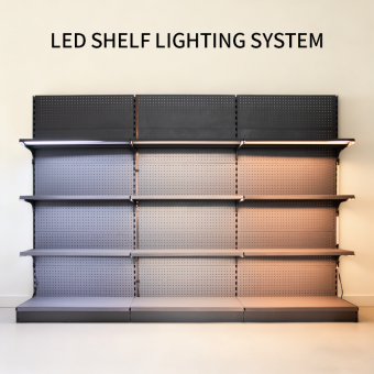 Luz de estante LED magnética impecable 