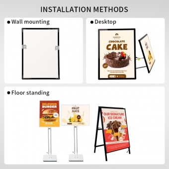 personalizado ultrafino Caja de luz LED 