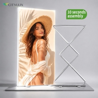 Pantalla al por menor Tejido personalizado lightbox  