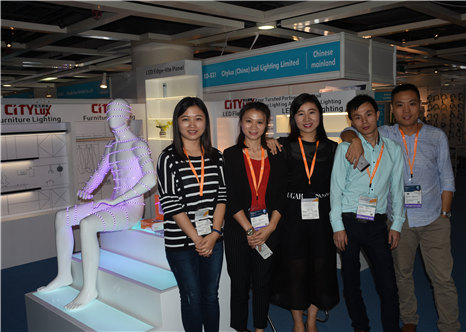 Tecnología de visualización y Innovación, CityLuxed Mostrando una nueva aparición en Hong Kong Iluminación Internacional Feria (otoño  Edición) 